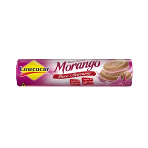 BISCOITO RECHEADO MORANGO ZERO AÇÚCAR 120G