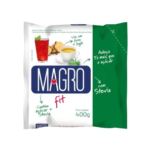 AÇÚCAR LIGHT MAGRO FIT C/ STEVIA 400G